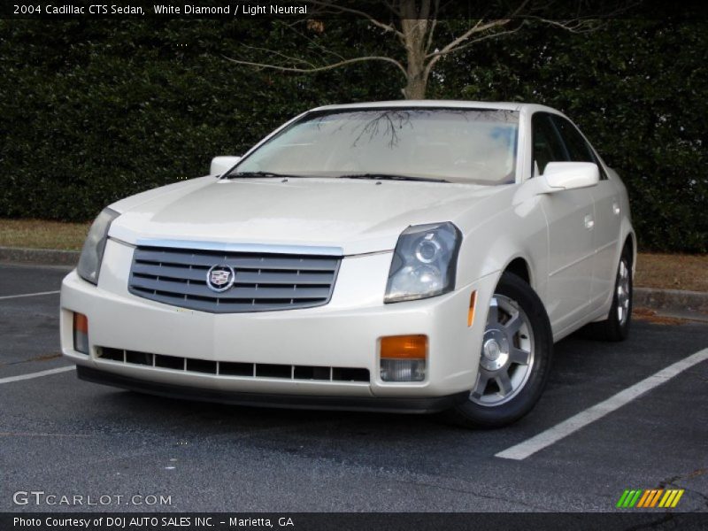 White Diamond / Light Neutral 2004 Cadillac CTS Sedan
