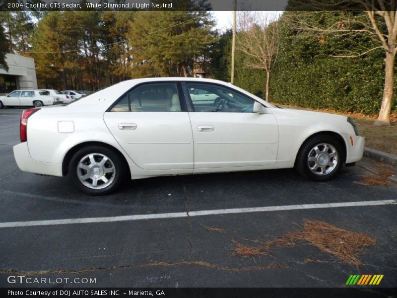 White Diamond / Light Neutral 2004 Cadillac CTS Sedan