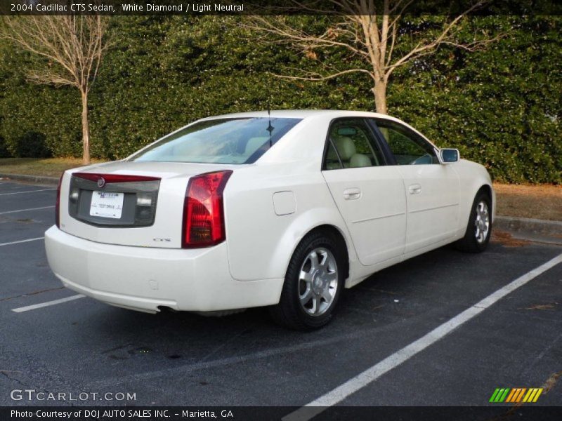 White Diamond / Light Neutral 2004 Cadillac CTS Sedan