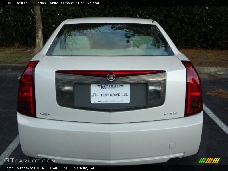 White Diamond / Light Neutral 2004 Cadillac CTS Sedan