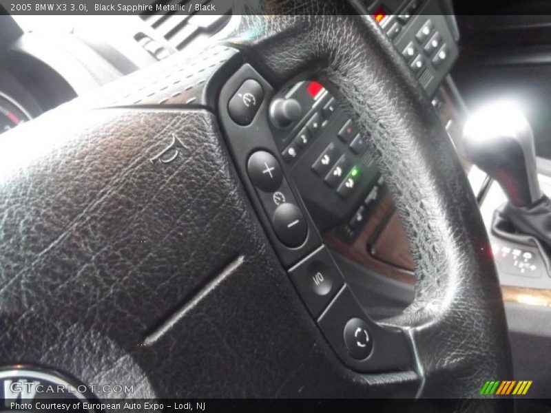 Black Sapphire Metallic / Black 2005 BMW X3 3.0i