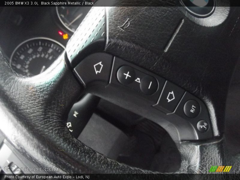 Black Sapphire Metallic / Black 2005 BMW X3 3.0i