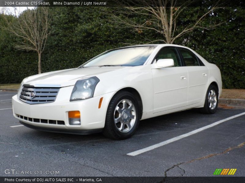White Diamond / Light Neutral 2004 Cadillac CTS Sedan