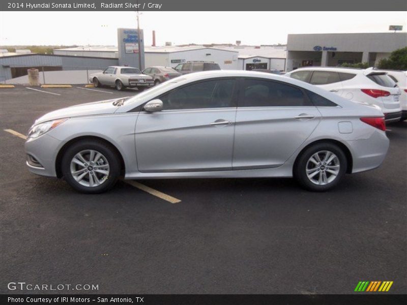Radiant Silver / Gray 2014 Hyundai Sonata Limited