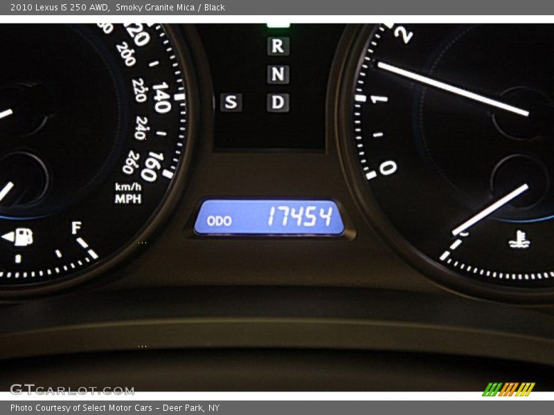 Smoky Granite Mica / Black 2010 Lexus IS 250 AWD
