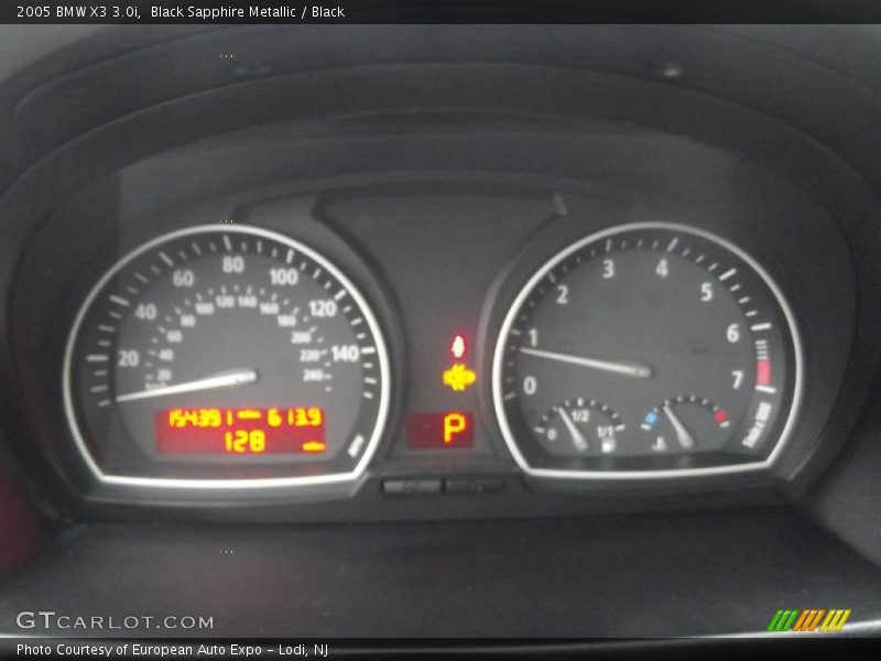 Black Sapphire Metallic / Black 2005 BMW X3 3.0i