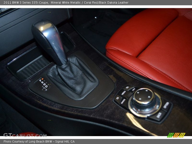 Mineral White Metallic / Coral Red/Black Dakota Leather 2011 BMW 3 Series 335i Coupe