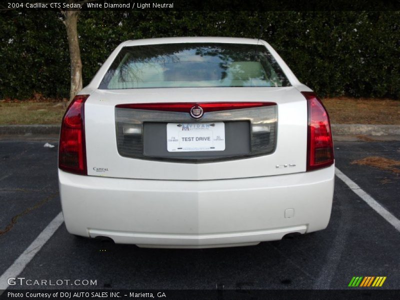 White Diamond / Light Neutral 2004 Cadillac CTS Sedan