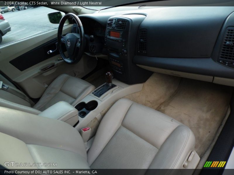 White Diamond / Light Neutral 2004 Cadillac CTS Sedan
