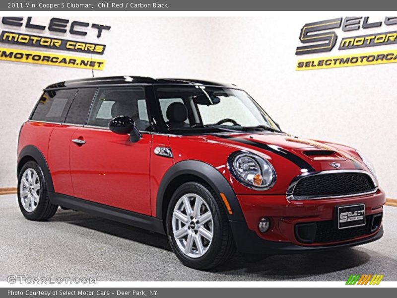 Chili Red / Carbon Black 2011 Mini Cooper S Clubman