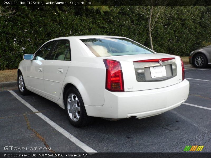 White Diamond / Light Neutral 2004 Cadillac CTS Sedan