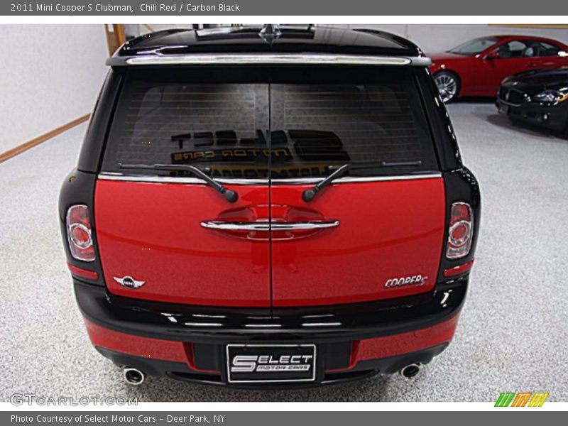 Chili Red / Carbon Black 2011 Mini Cooper S Clubman