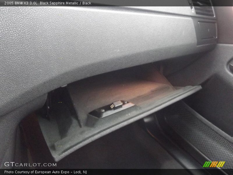 Black Sapphire Metallic / Black 2005 BMW X3 3.0i