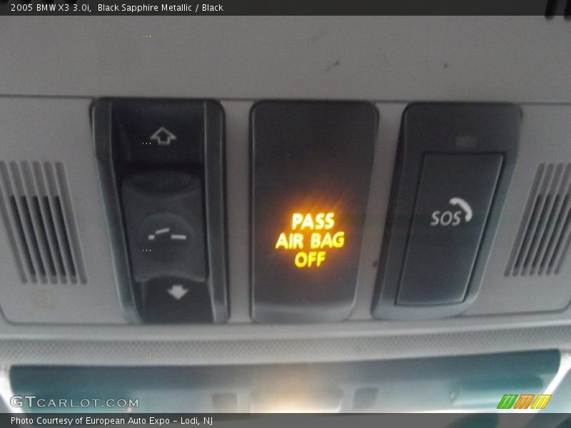 Black Sapphire Metallic / Black 2005 BMW X3 3.0i