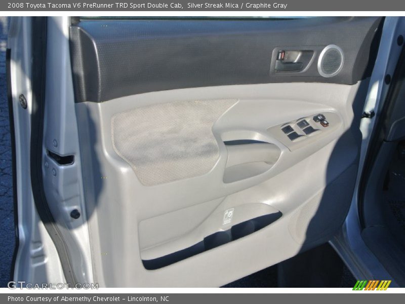 Silver Streak Mica / Graphite Gray 2008 Toyota Tacoma V6 PreRunner TRD Sport Double Cab