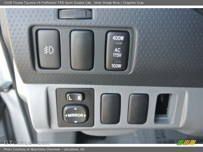 Silver Streak Mica / Graphite Gray 2008 Toyota Tacoma V6 PreRunner TRD Sport Double Cab