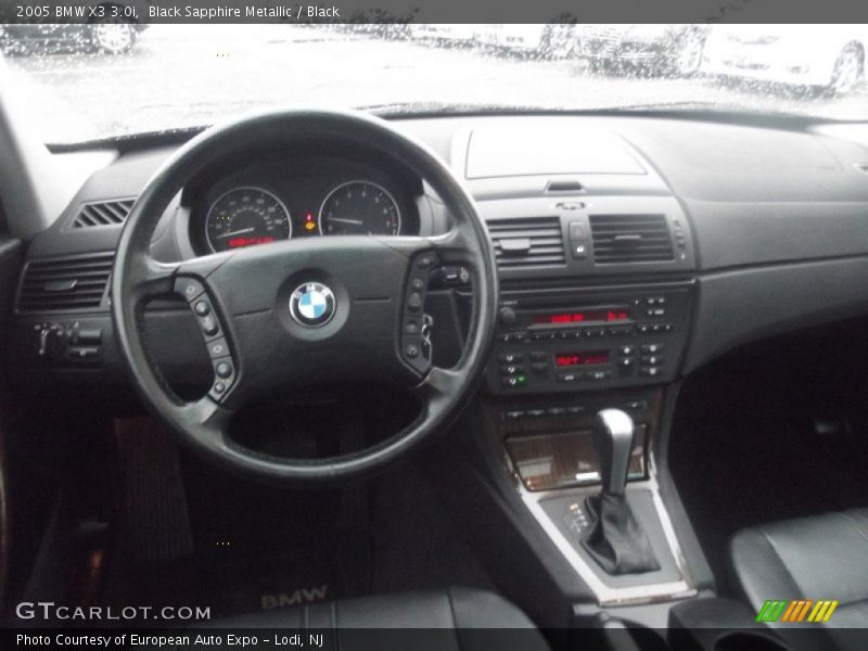 Black Sapphire Metallic / Black 2005 BMW X3 3.0i