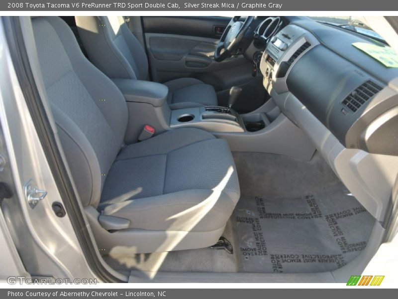 Silver Streak Mica / Graphite Gray 2008 Toyota Tacoma V6 PreRunner TRD Sport Double Cab