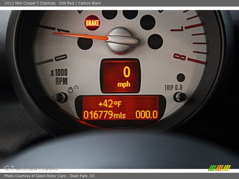 Chili Red / Carbon Black 2011 Mini Cooper S Clubman
