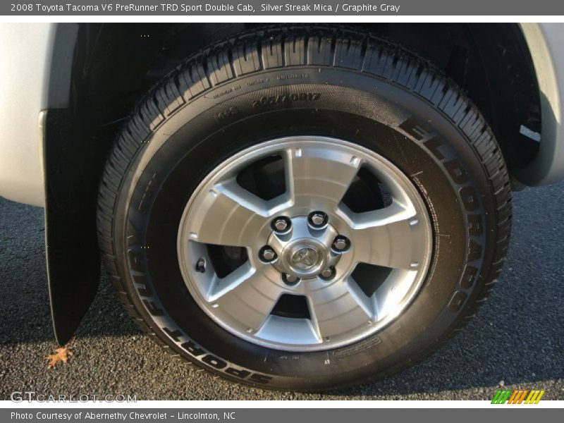 Silver Streak Mica / Graphite Gray 2008 Toyota Tacoma V6 PreRunner TRD Sport Double Cab