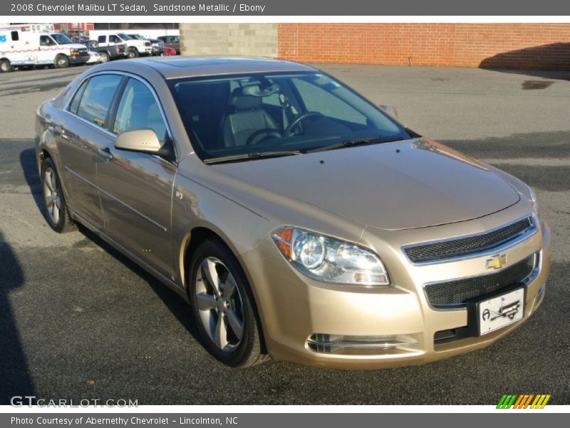 Sandstone Metallic / Ebony 2008 Chevrolet Malibu LT Sedan