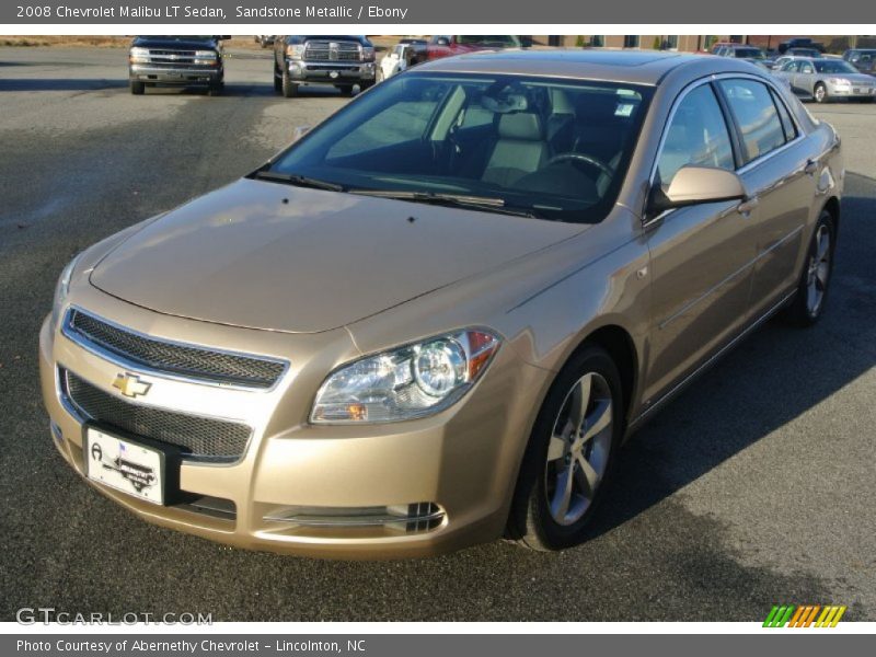 Sandstone Metallic / Ebony 2008 Chevrolet Malibu LT Sedan