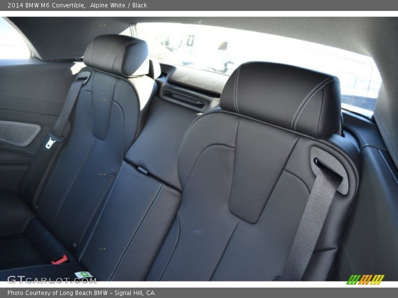 Alpine White / Black 2014 BMW M6 Convertible