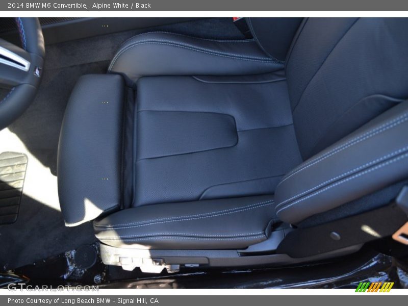 Alpine White / Black 2014 BMW M6 Convertible
