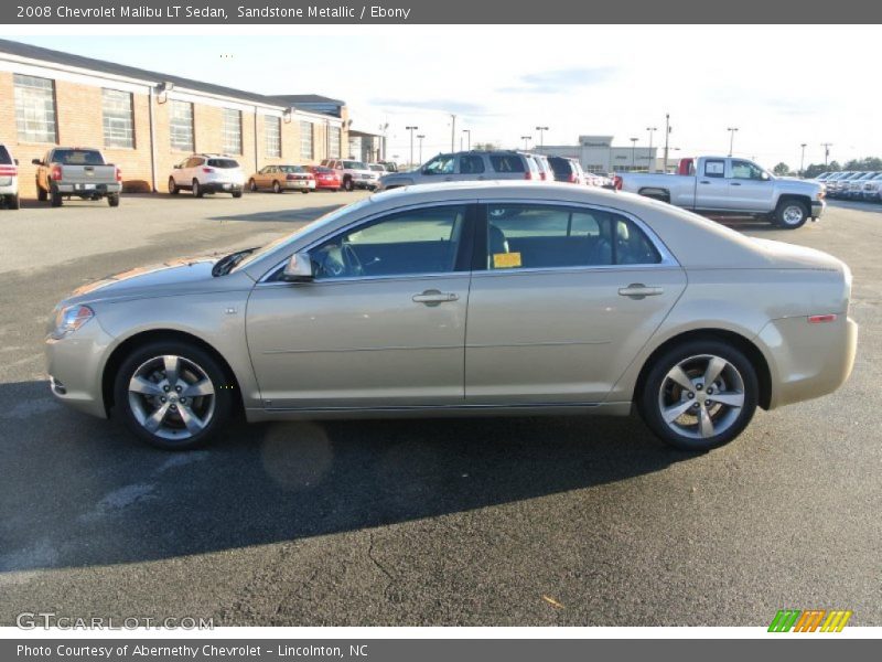 Sandstone Metallic / Ebony 2008 Chevrolet Malibu LT Sedan
