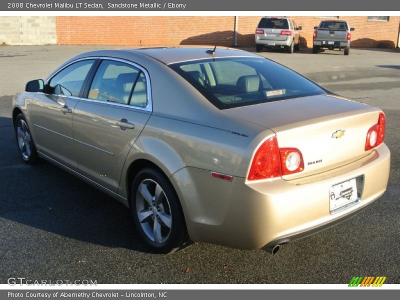 Sandstone Metallic / Ebony 2008 Chevrolet Malibu LT Sedan