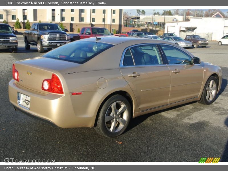 Sandstone Metallic / Ebony 2008 Chevrolet Malibu LT Sedan