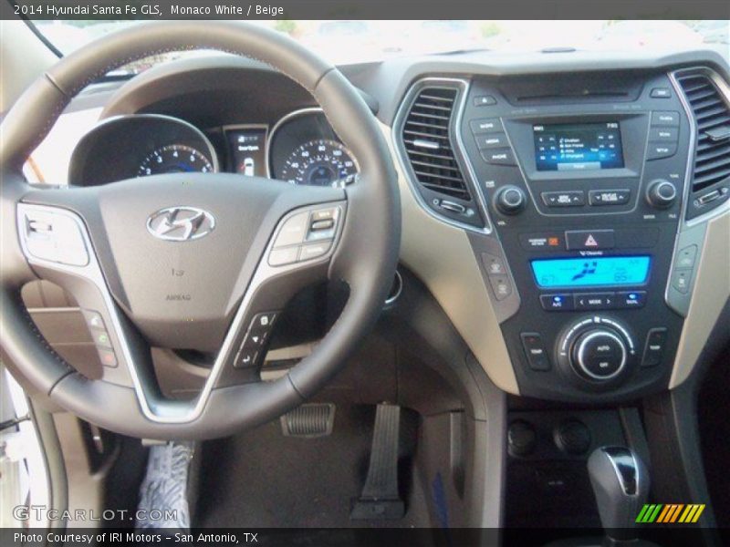Dashboard of 2014 Santa Fe GLS