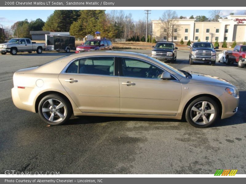Sandstone Metallic / Ebony 2008 Chevrolet Malibu LT Sedan