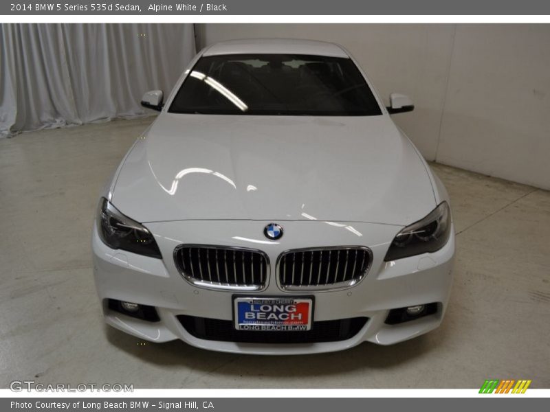 Alpine White / Black 2014 BMW 5 Series 535d Sedan
