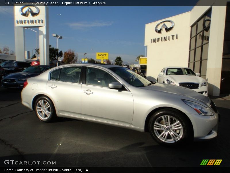 Liquid Platinum / Graphite 2012 Infiniti G 37 Journey Sedan
