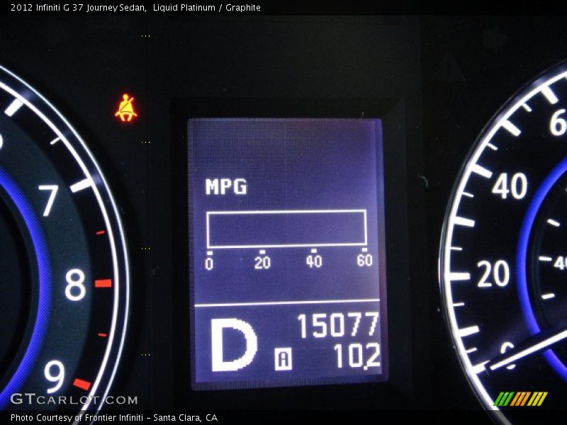 Liquid Platinum / Graphite 2012 Infiniti G 37 Journey Sedan