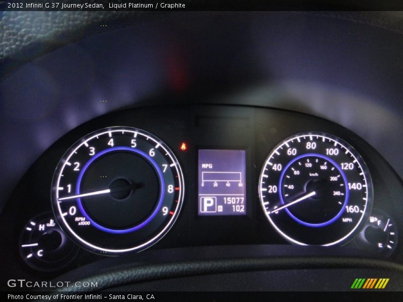 Liquid Platinum / Graphite 2012 Infiniti G 37 Journey Sedan
