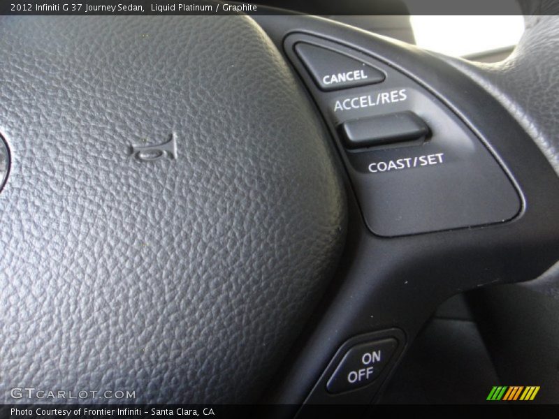Liquid Platinum / Graphite 2012 Infiniti G 37 Journey Sedan