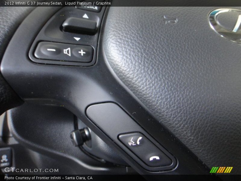 Liquid Platinum / Graphite 2012 Infiniti G 37 Journey Sedan