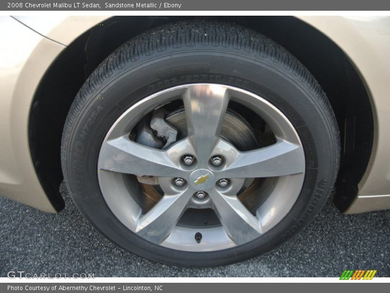 Sandstone Metallic / Ebony 2008 Chevrolet Malibu LT Sedan