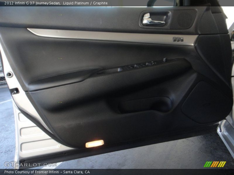 Liquid Platinum / Graphite 2012 Infiniti G 37 Journey Sedan