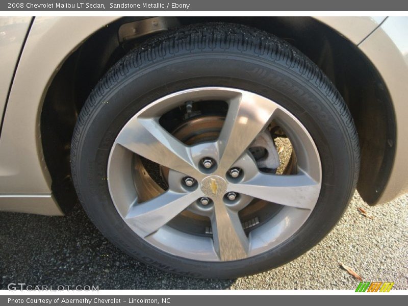 Sandstone Metallic / Ebony 2008 Chevrolet Malibu LT Sedan