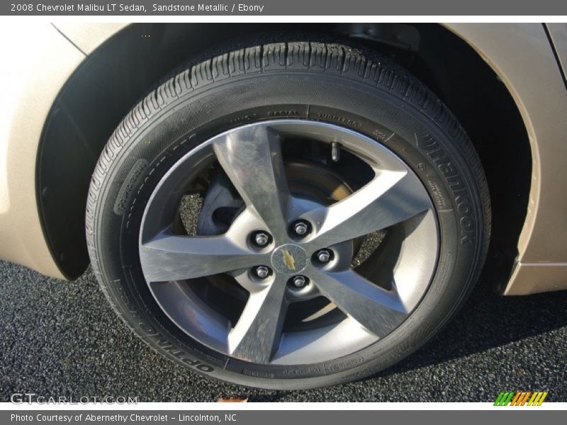 Sandstone Metallic / Ebony 2008 Chevrolet Malibu LT Sedan