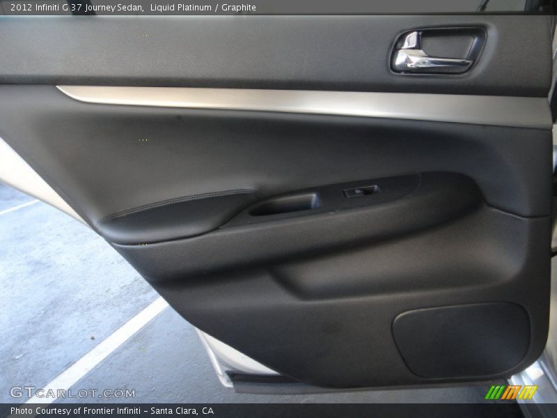 Liquid Platinum / Graphite 2012 Infiniti G 37 Journey Sedan