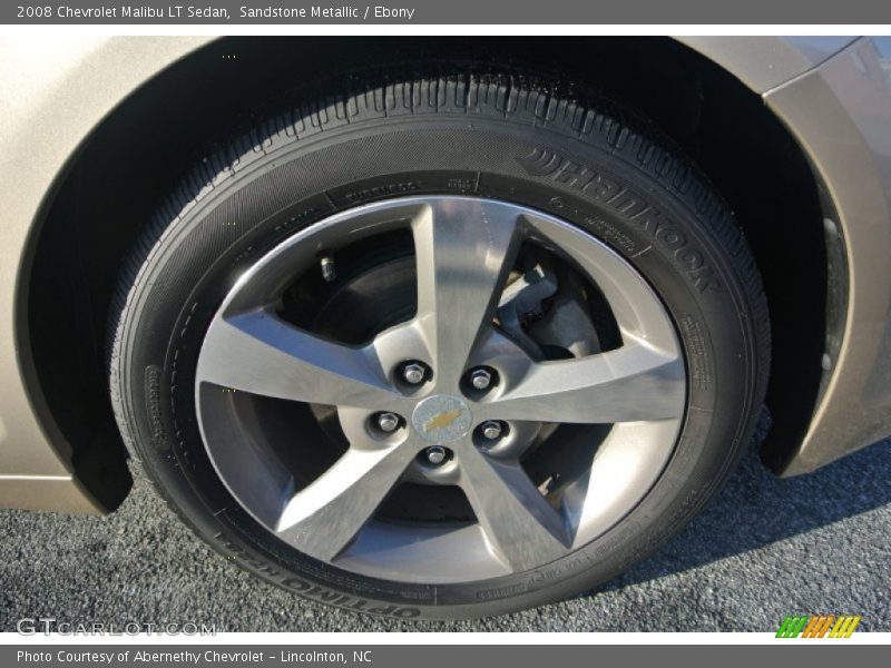 Sandstone Metallic / Ebony 2008 Chevrolet Malibu LT Sedan