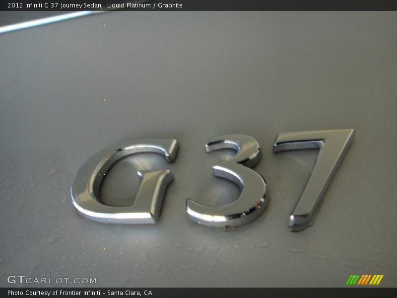 Liquid Platinum / Graphite 2012 Infiniti G 37 Journey Sedan