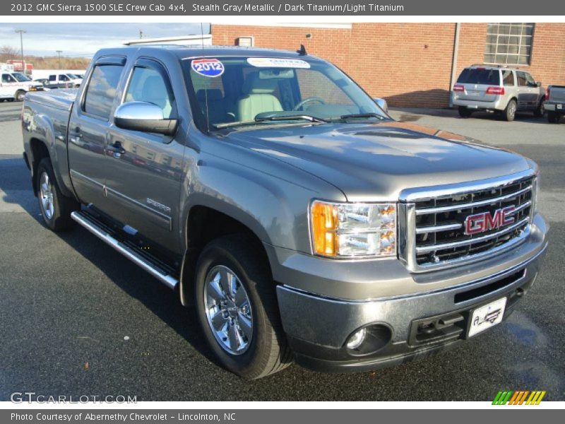 Stealth Gray Metallic / Dark Titanium/Light Titanium 2012 GMC Sierra 1500 SLE Crew Cab 4x4