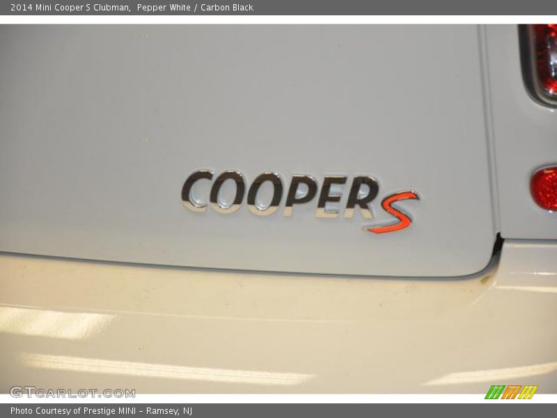 Pepper White / Carbon Black 2014 Mini Cooper S Clubman