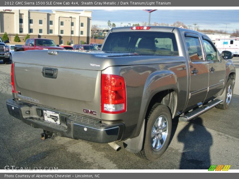 Stealth Gray Metallic / Dark Titanium/Light Titanium 2012 GMC Sierra 1500 SLE Crew Cab 4x4