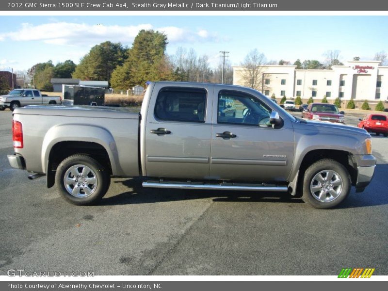 Stealth Gray Metallic / Dark Titanium/Light Titanium 2012 GMC Sierra 1500 SLE Crew Cab 4x4